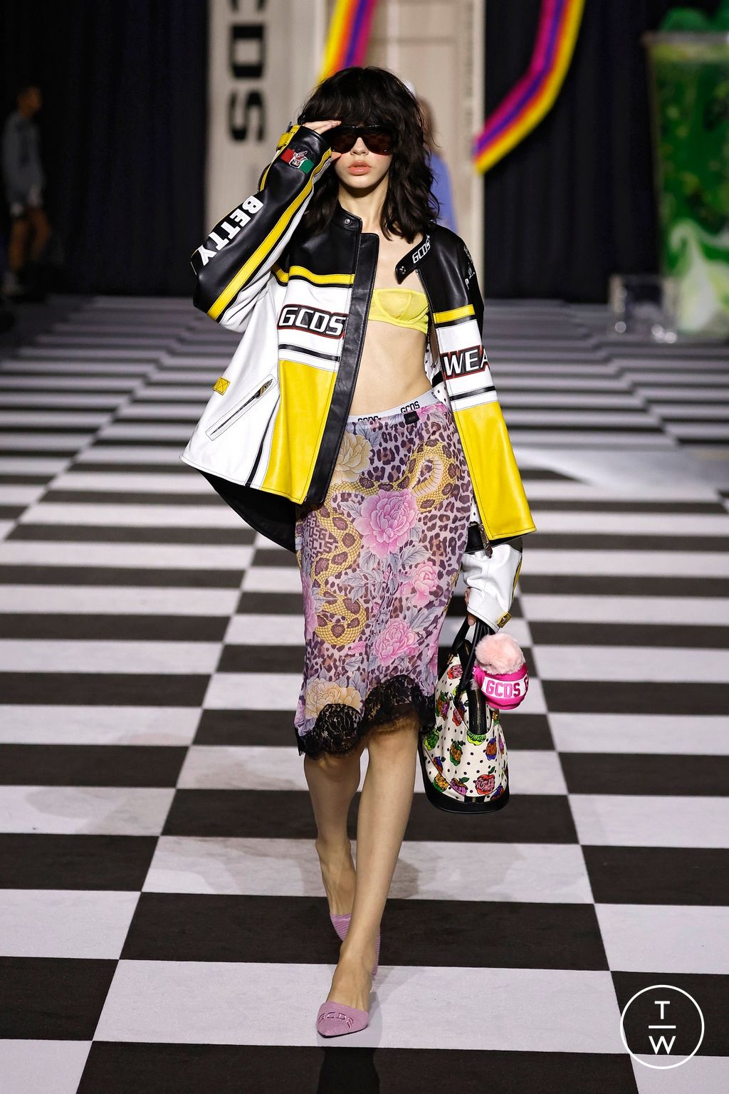 Fashion Week Milan Fall/Winter 2026 look 12 from the GCDS collection womenswear