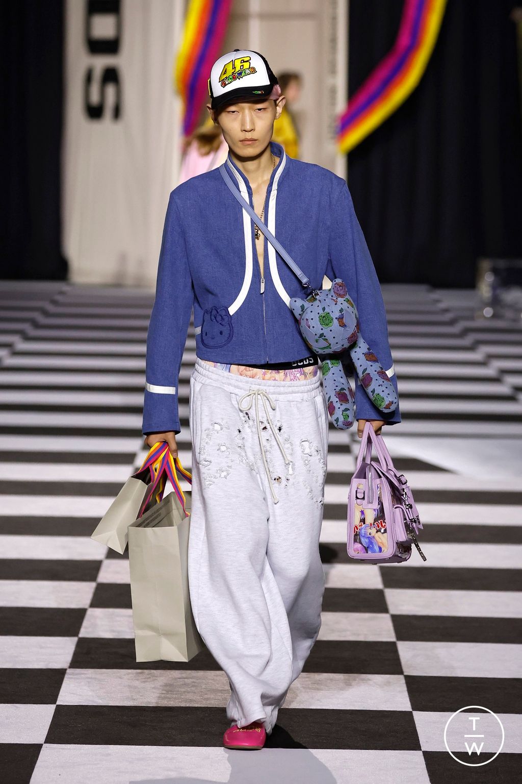 Fashion Week Milan Fall/Winter 2026 look 13 from the GCDS collection womenswear