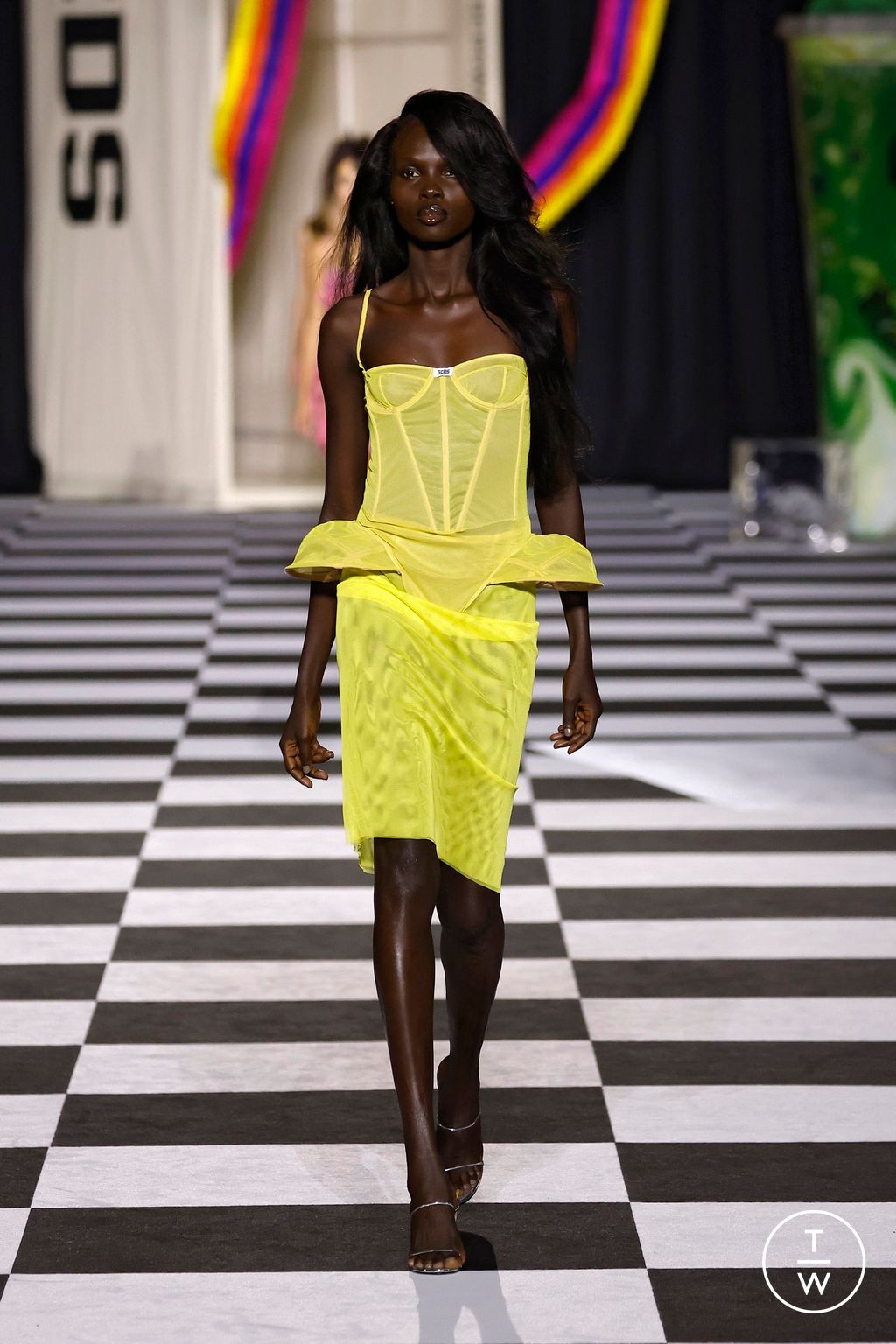 Fashion Week Milan Fall/Winter 2026 look 18 from the GCDS collection womenswear