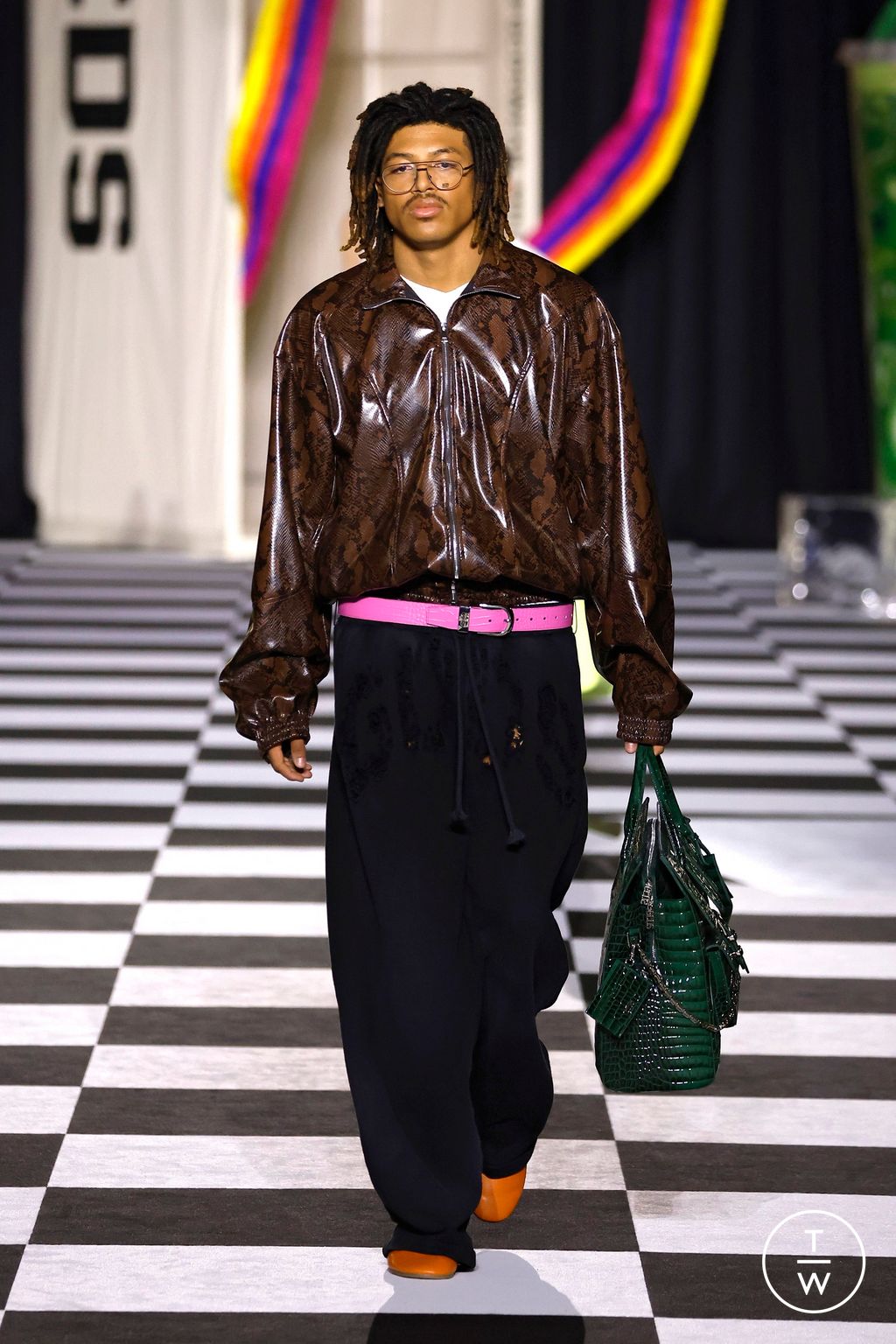 Fashion Week Milan Fall/Winter 2026 look 24 from the GCDS collection womenswear