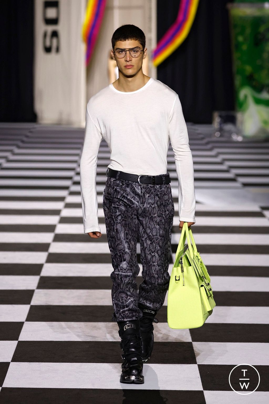 Fashion Week Milan Fall/Winter 2026 look 25 from the GCDS collection womenswear