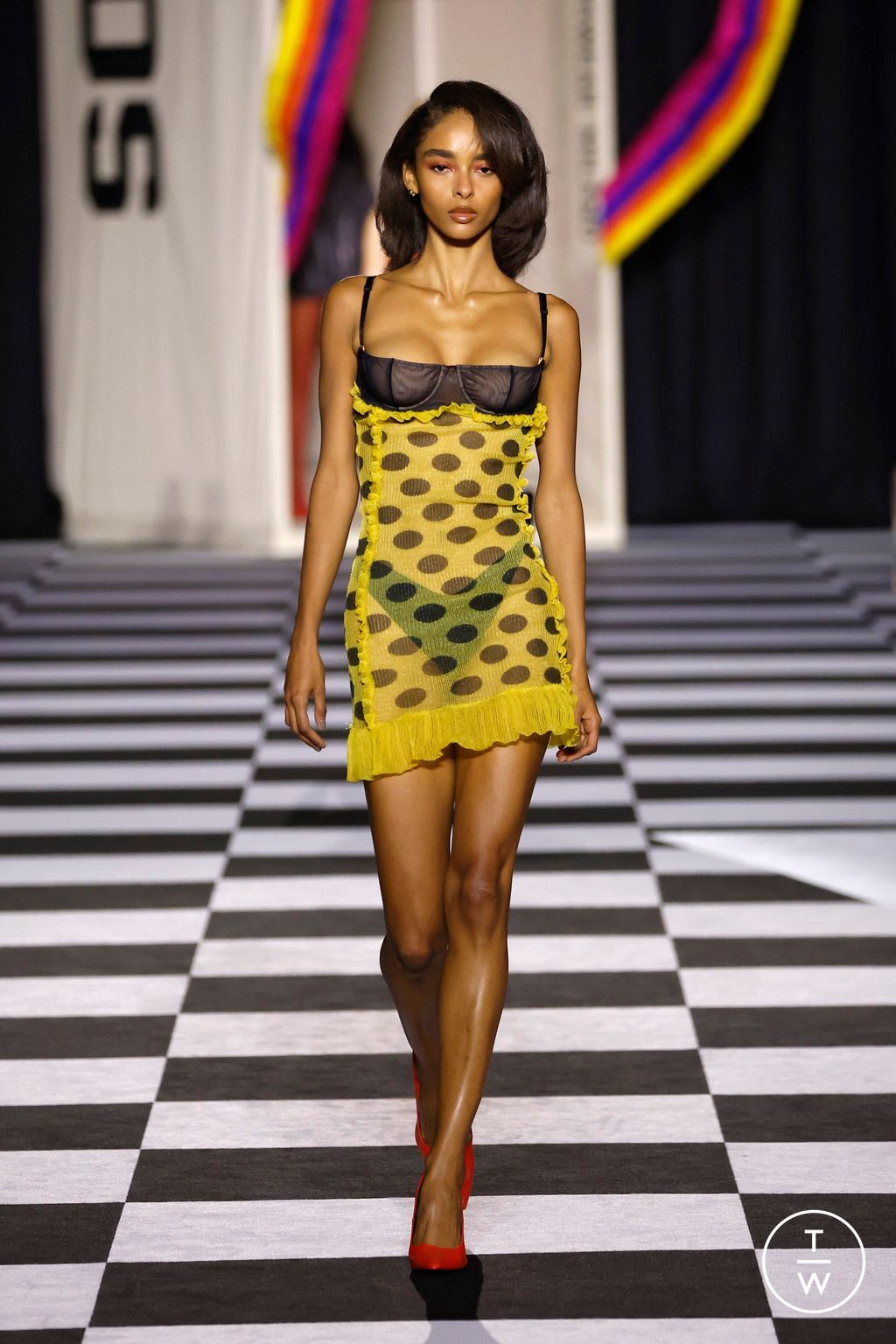 Fashion Week Milan Fall/Winter 2026 look 34 from the GCDS collection womenswear