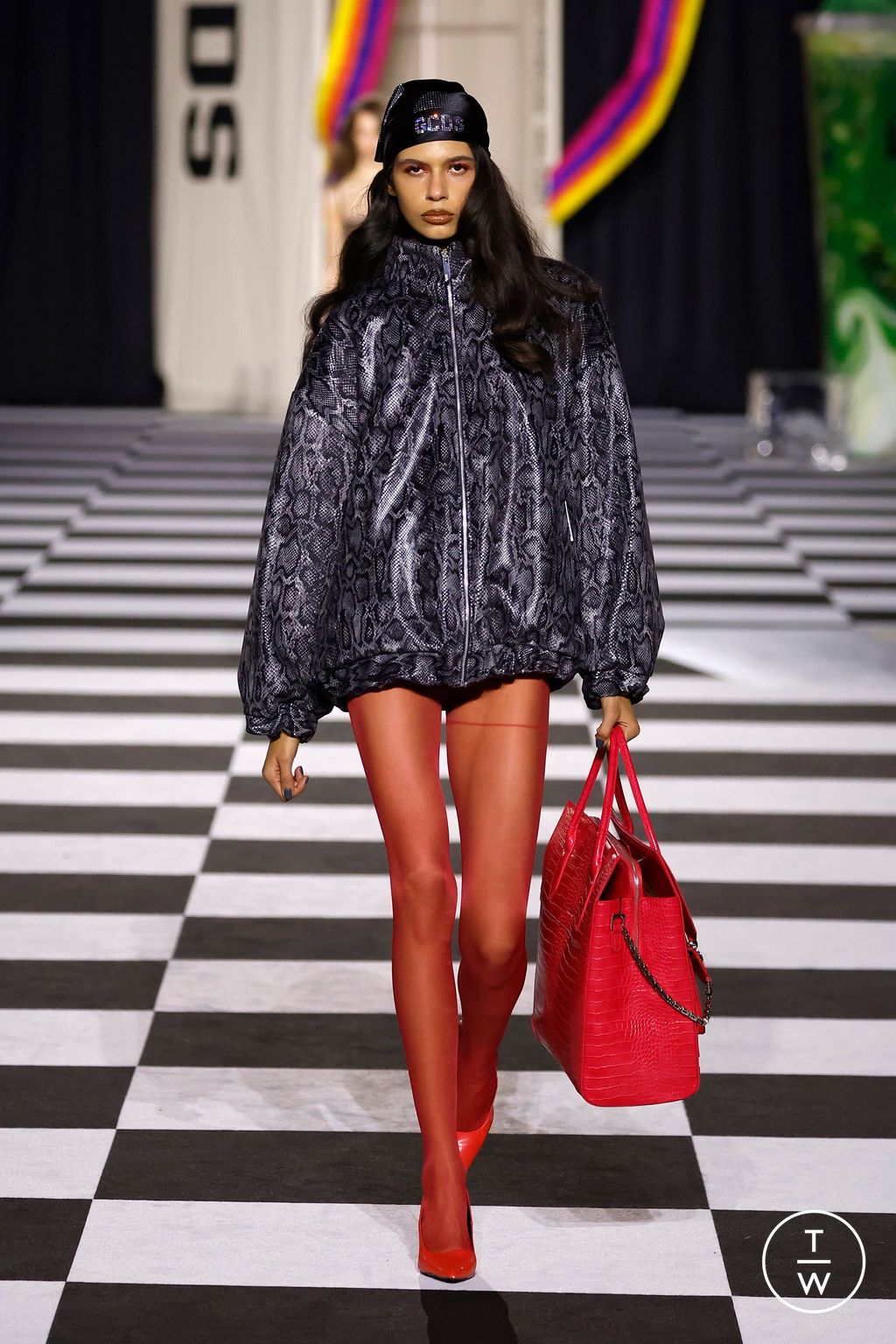 Fashion Week Milan Fall/Winter 2026 look 36 from the GCDS collection womenswear