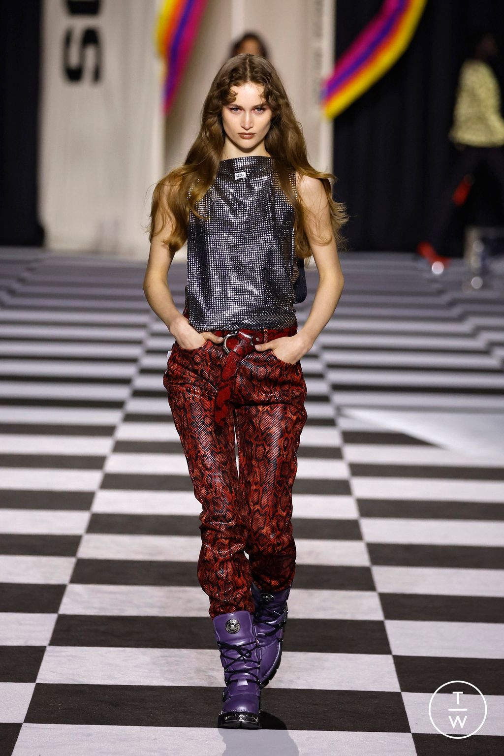 Fashion Week Milan Fall/Winter 2026 look 38 from the GCDS collection womenswear