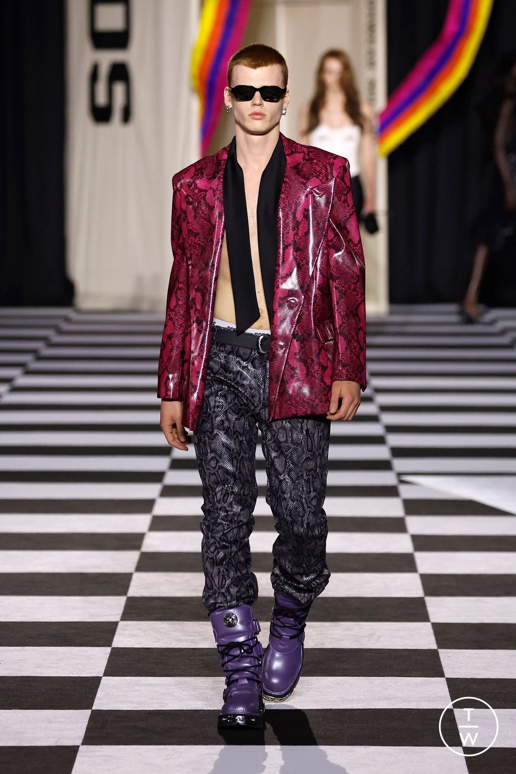 Fashion Week Milan Fall/Winter 2026 look 44 from the GCDS collection womenswear