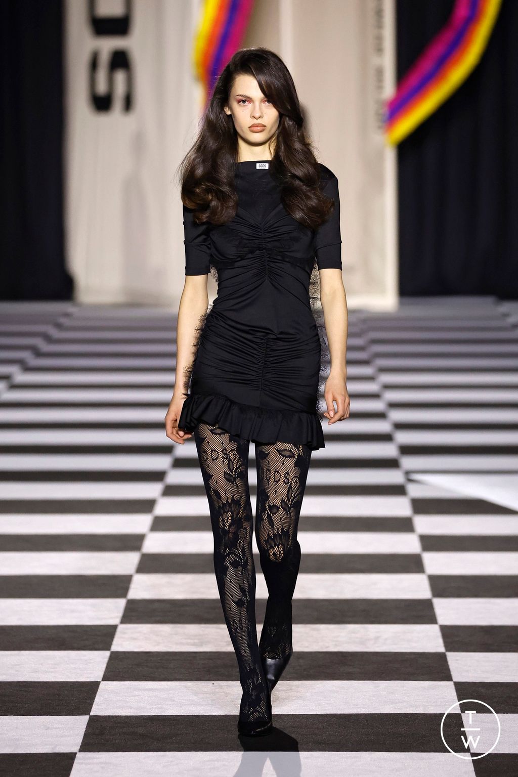 Fashion Week Milan Fall/Winter 2026 look 48 from the GCDS collection womenswear