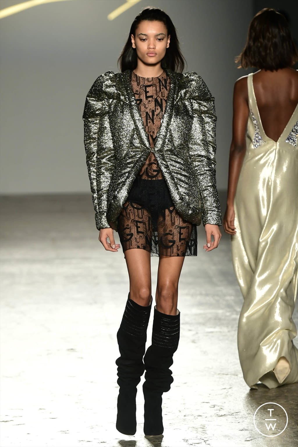 Fashion Week Milan Fall/Winter 2017 look 43 from the Genny collection womenswear