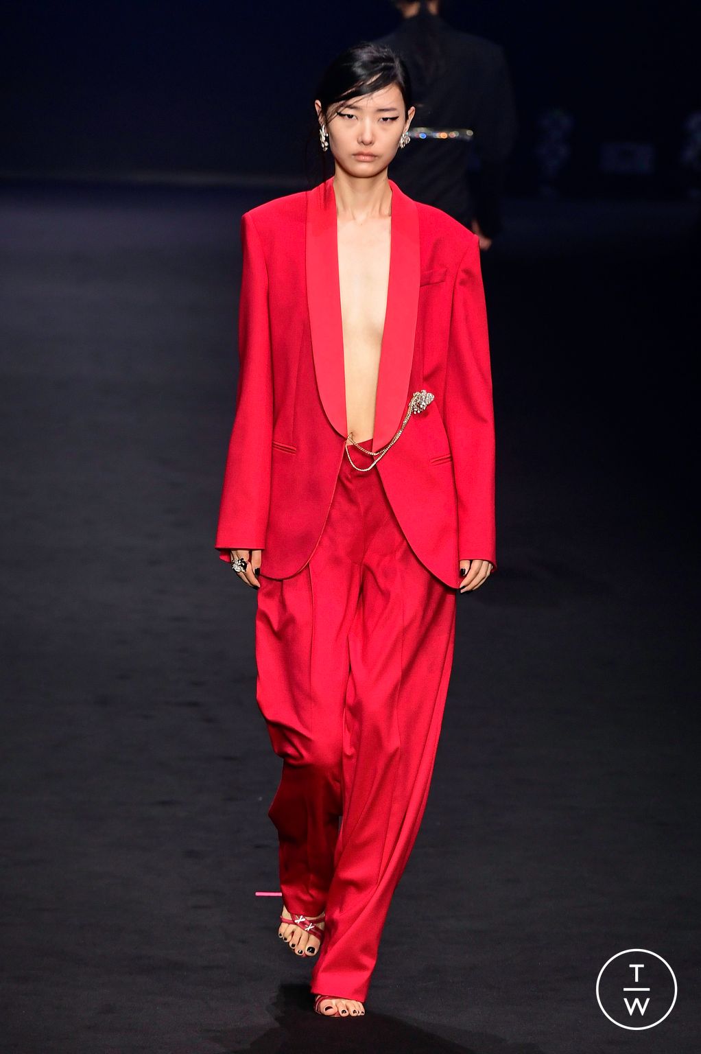 Fashion Week Milan Fall/Winter 2023 look 27 from the Genny collection 女装