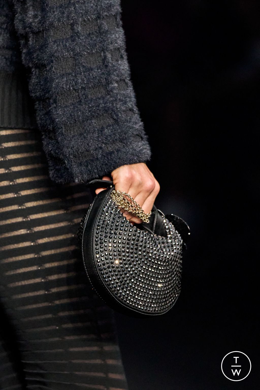 Fashion Week Milan Fall/Winter 2023 look 6 from the Genny collection womenswear accessories