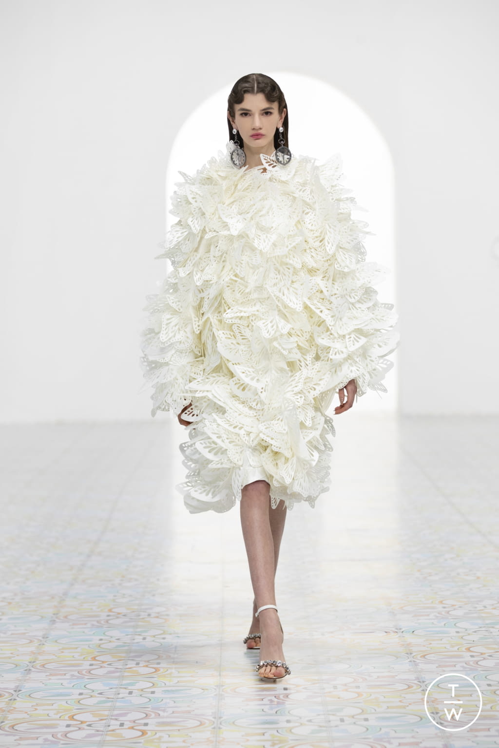 Fashion Week Paris Spring/Summer 2022 look 2 from the Georges Hobeika collection 高级定制