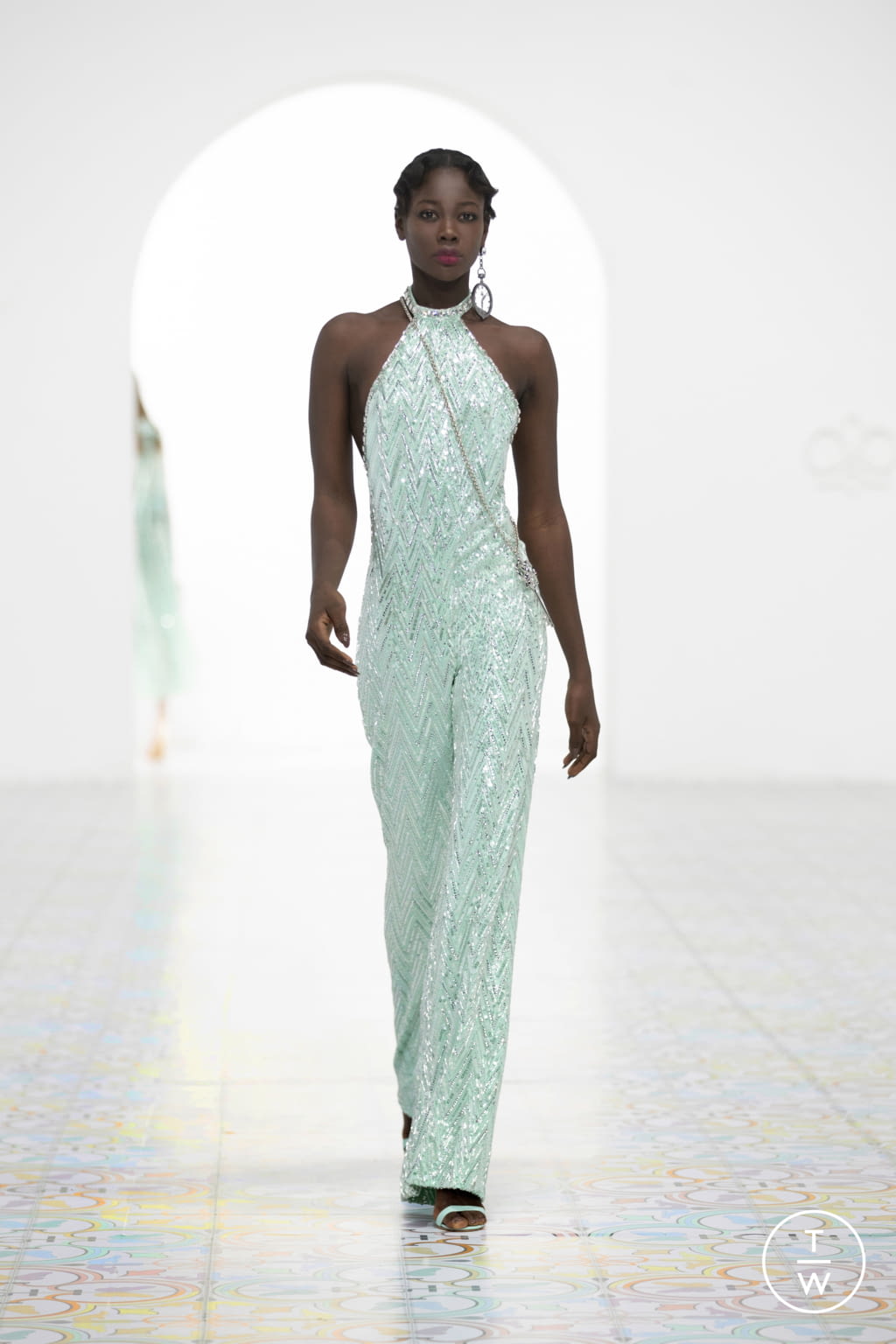 Fashion Week Paris Spring/Summer 2022 look 9 from the Georges Hobeika collection couture