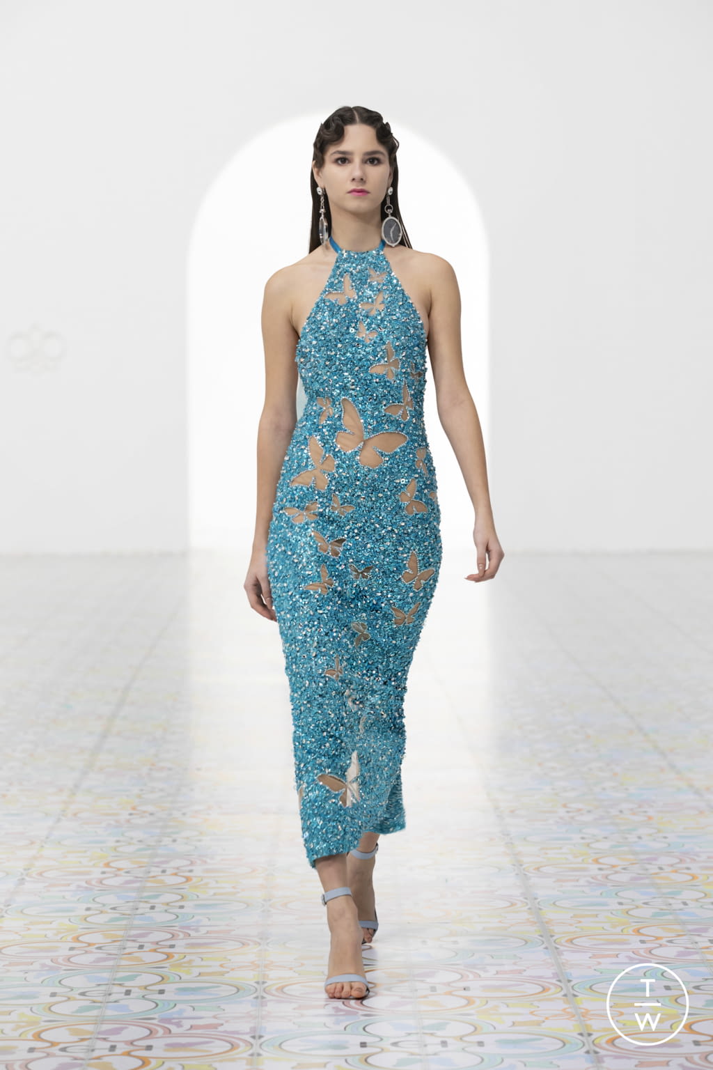 Fashion Week Paris Spring/Summer 2022 look 11 from the Georges Hobeika collection couture