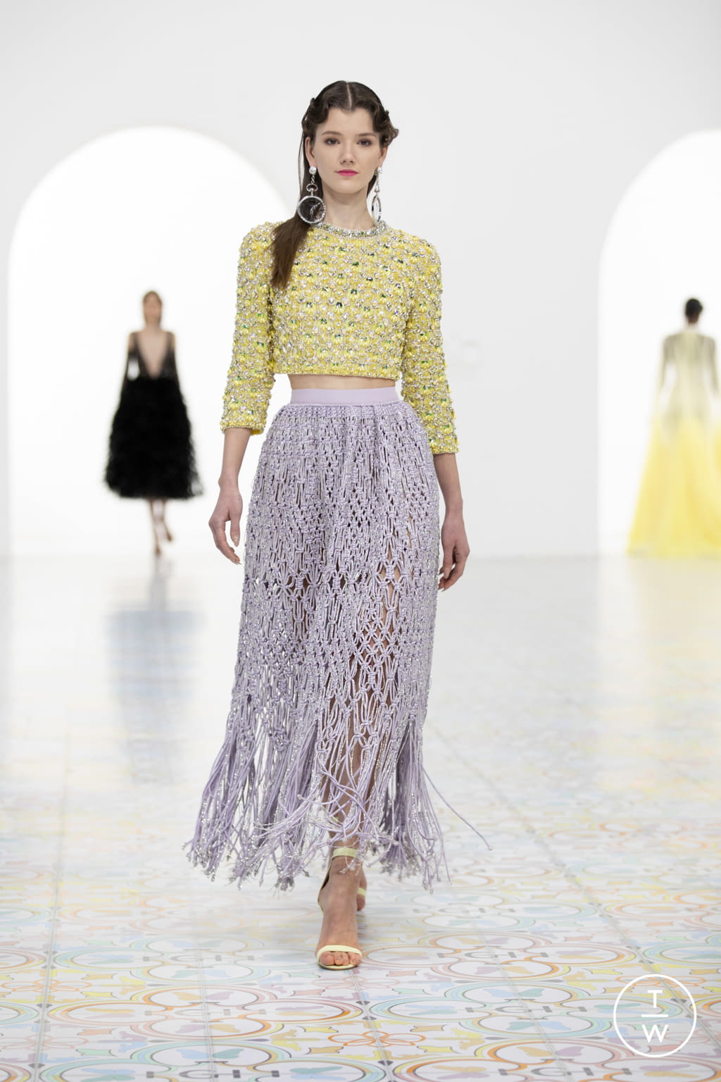 Fashion Week Paris Spring/Summer 2022 look 29 from the Georges Hobeika collection 高级定制