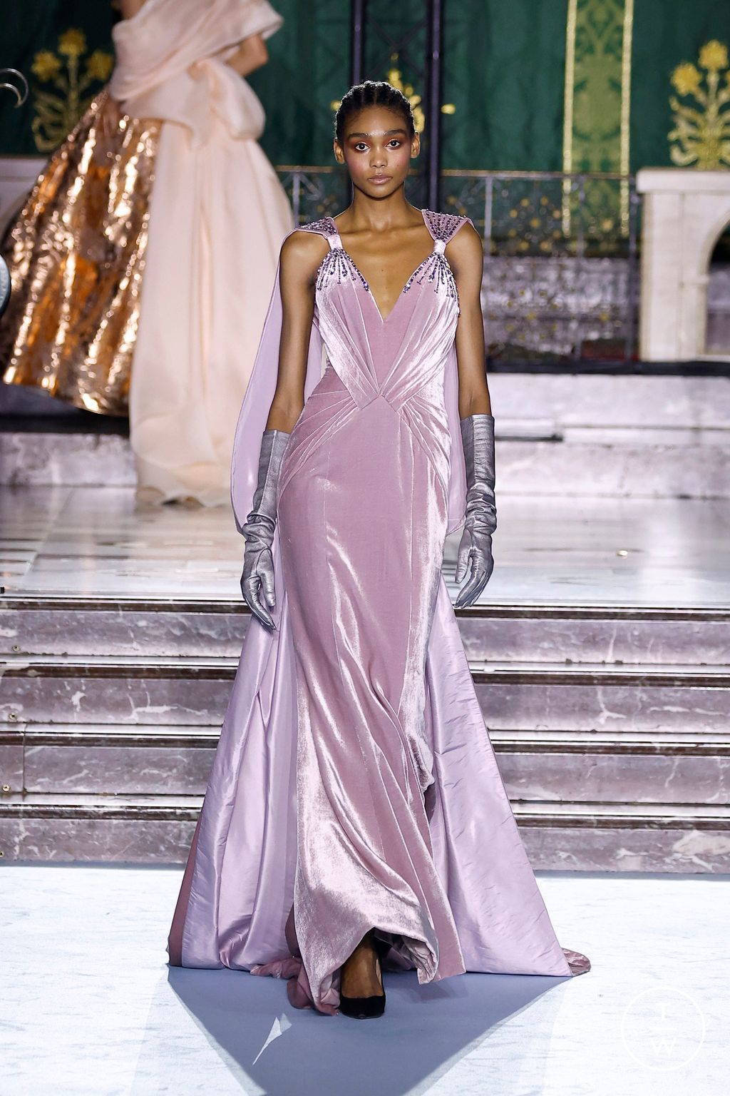 Fashion Week Paris Fall/Winter 2024 look 73 from the Georges Chakra collection couture