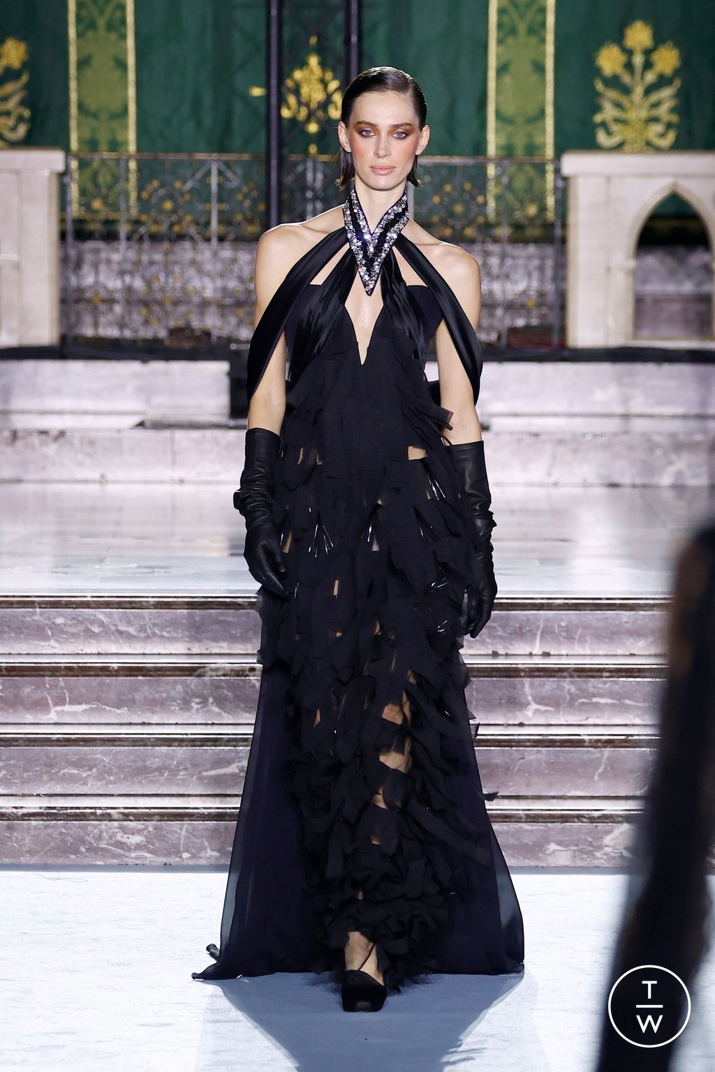 Fashion Week Paris Fall/Winter 2024 look 121 from the Georges Chakra collection couture