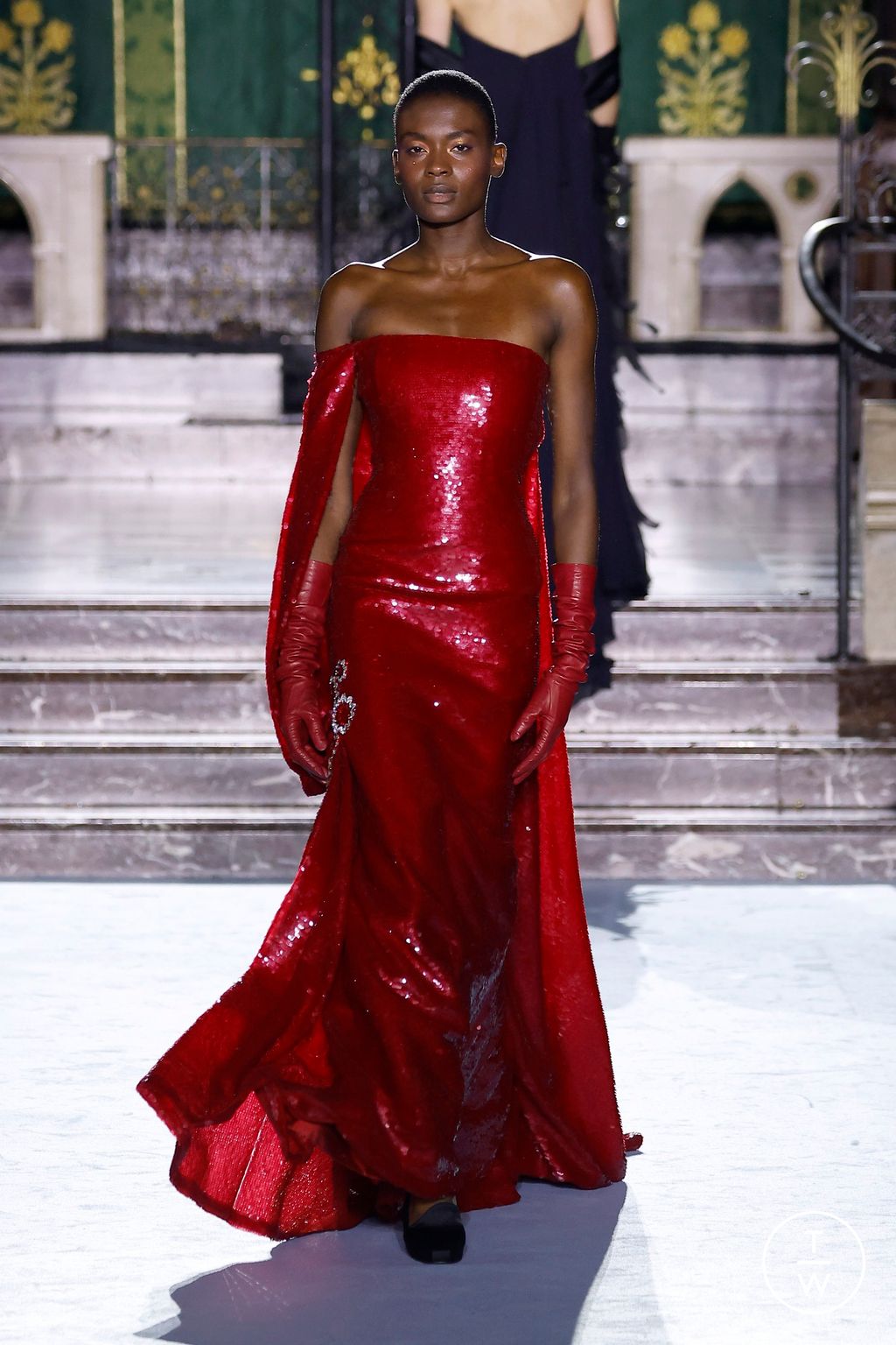 Fashion Week Paris Fall/Winter 2024 look 130 from the Georges Chakra collection couture