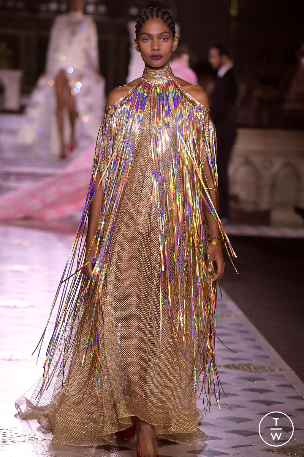 Fashion Week Paris Spring/Summer 2024 look 8 from the Georges Chakra collection couture