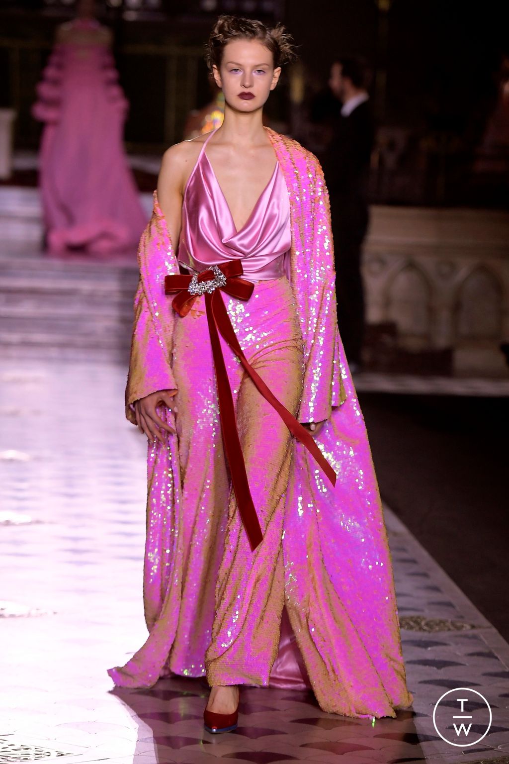Fashion Week Paris Spring/Summer 2024 look 13 from the Georges Chakra collection couture