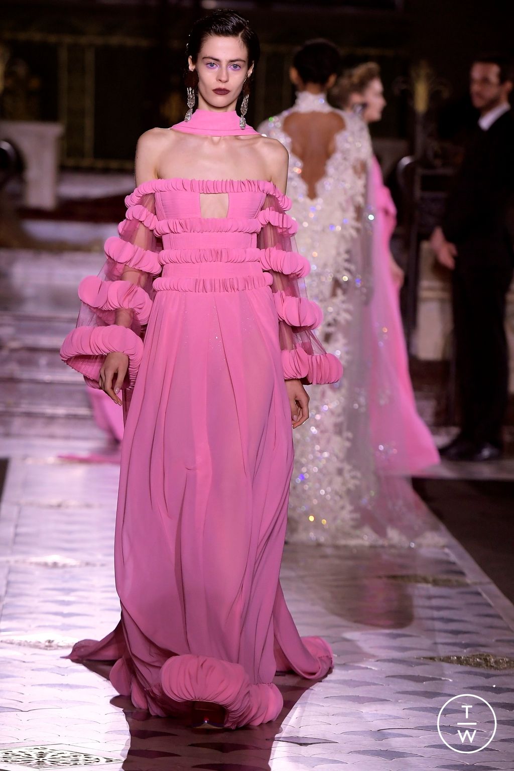Fashion Week Paris Spring/Summer 2024 look 14 from the Georges Chakra collection couture