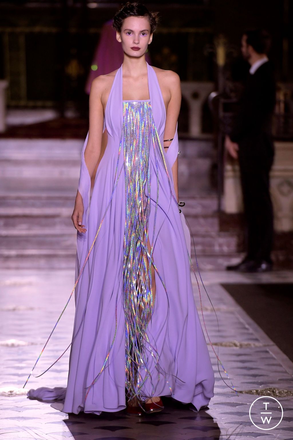 Fashion Week Paris Spring/Summer 2024 look 17 from the Georges Chakra collection couture