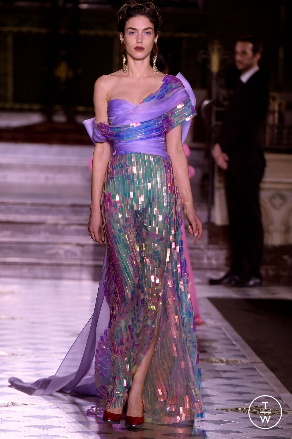 Fashion Week Paris Spring/Summer 2024 look 18 from the Georges Chakra collection couture