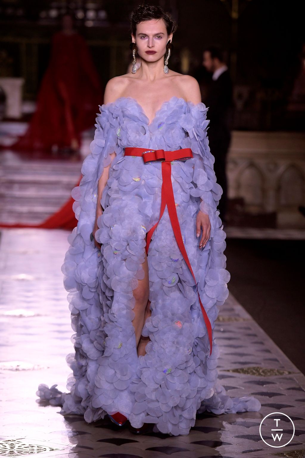 Fashion Week Paris Spring/Summer 2024 look 25 de la collection Georges Chakra couture