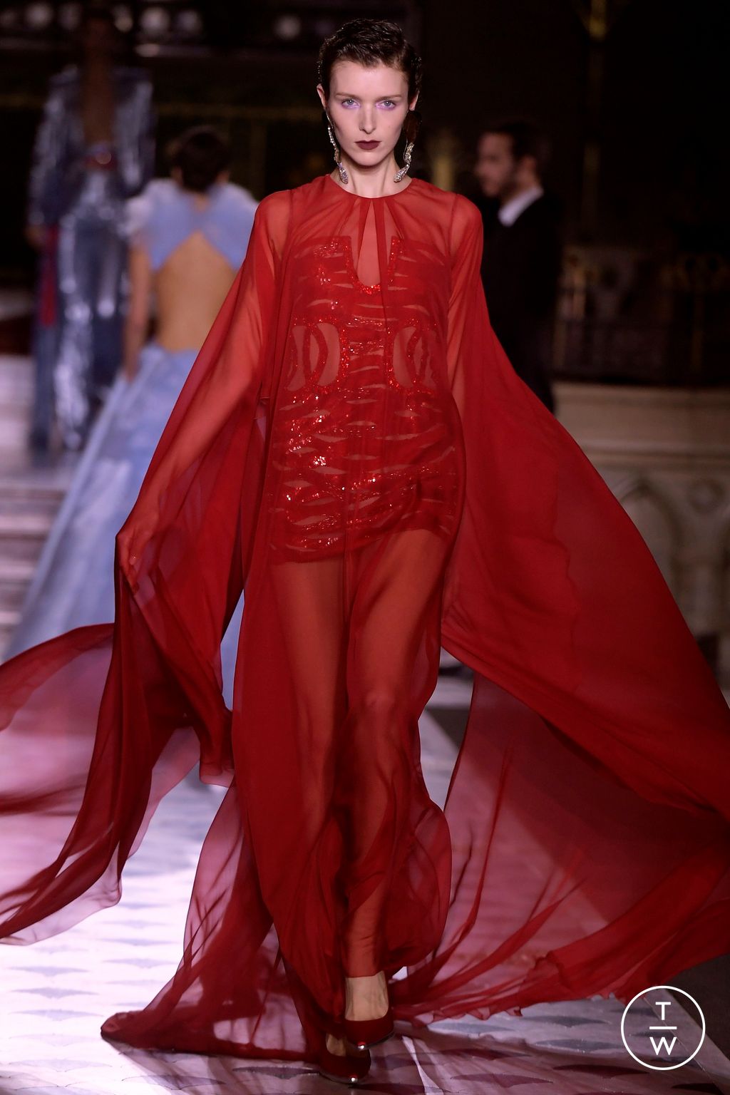 Fashion Week Paris Spring/Summer 2024 look 26 from the Georges Chakra collection couture