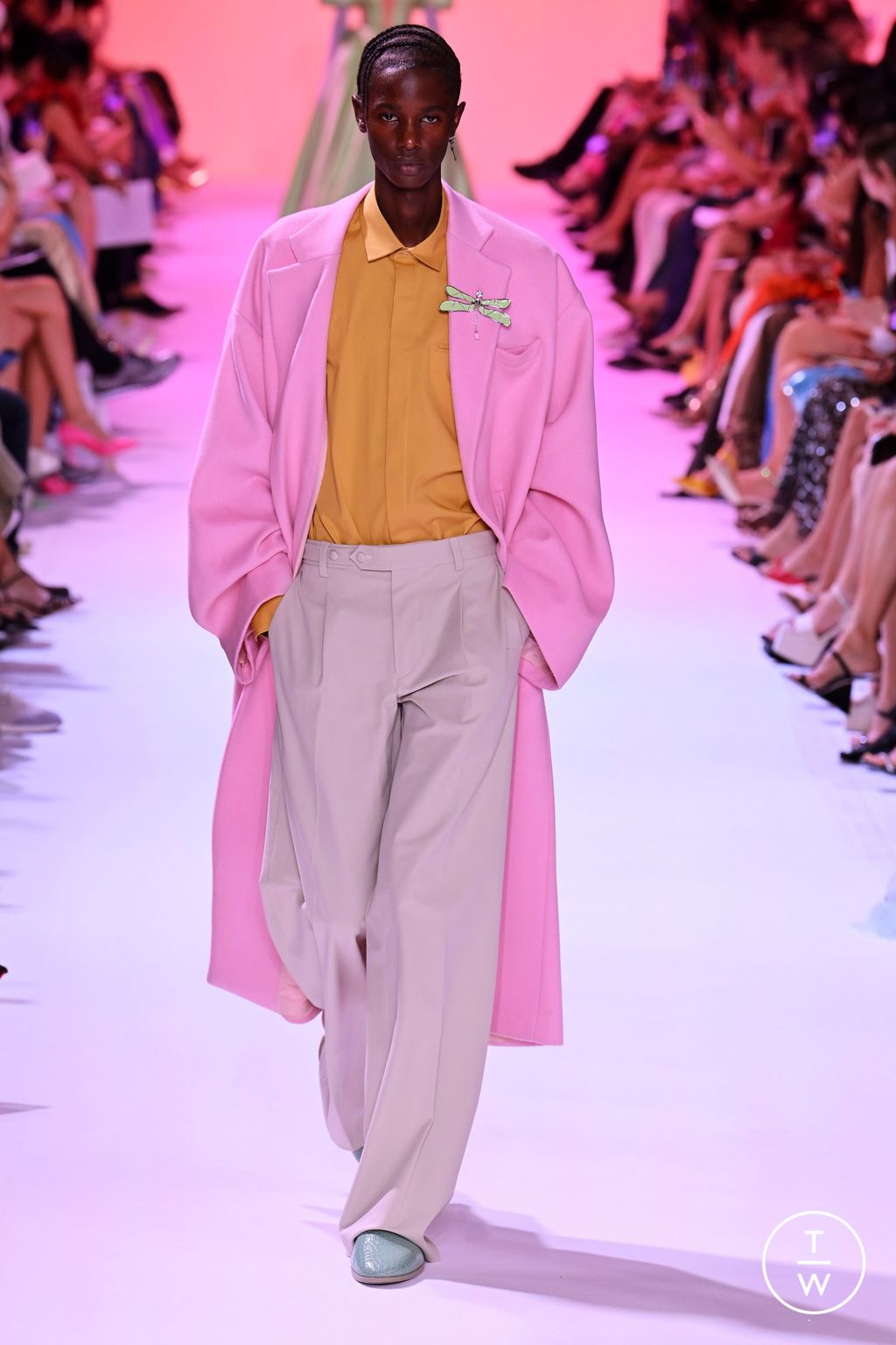 Fashion Week Paris Fall/Winter 2023 look 46 de la collection Georges Hobeika couture