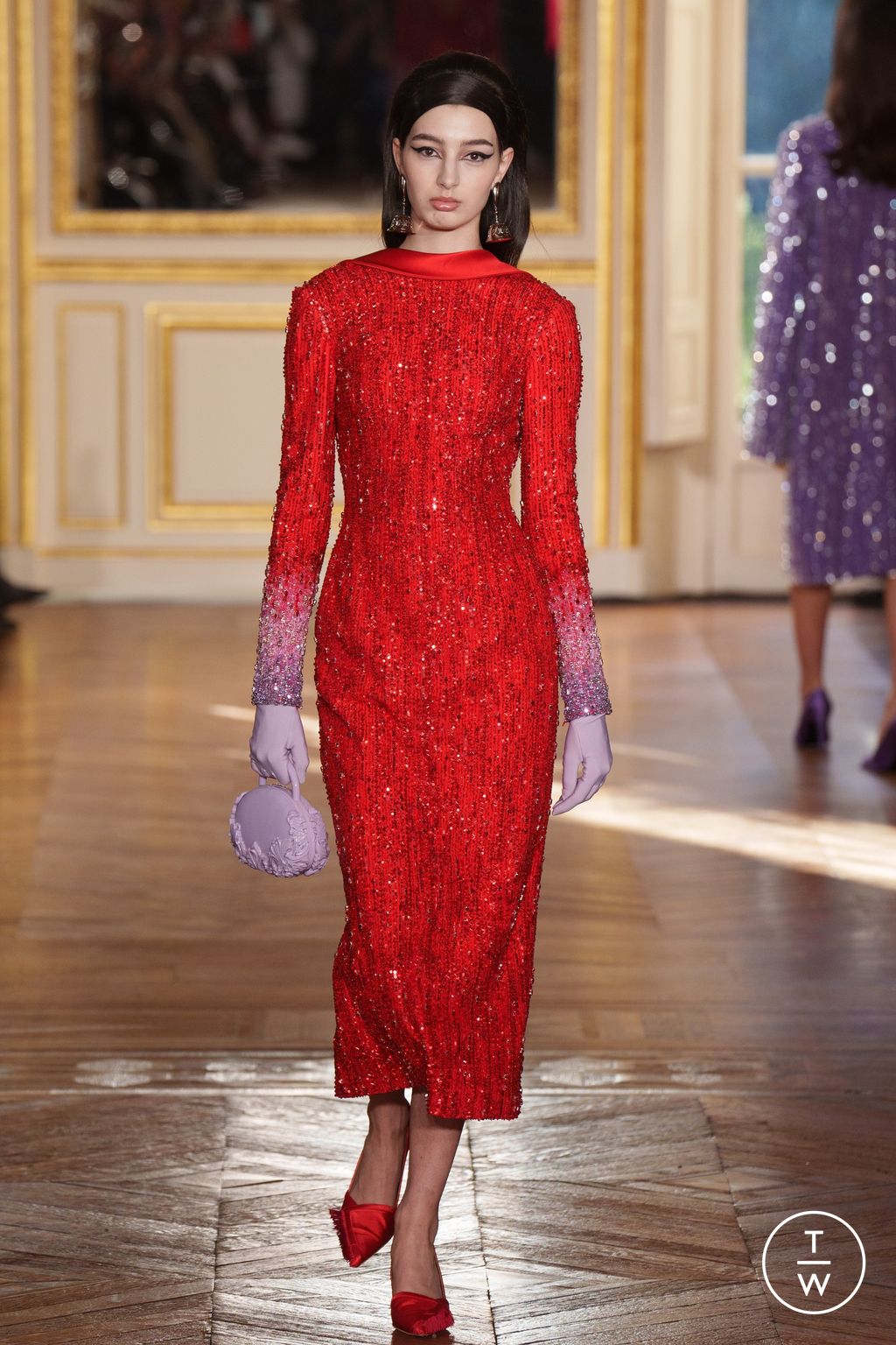 Fashion Week Paris Spring/Summer 2024 look 3 de la collection Georges Hobeika couture