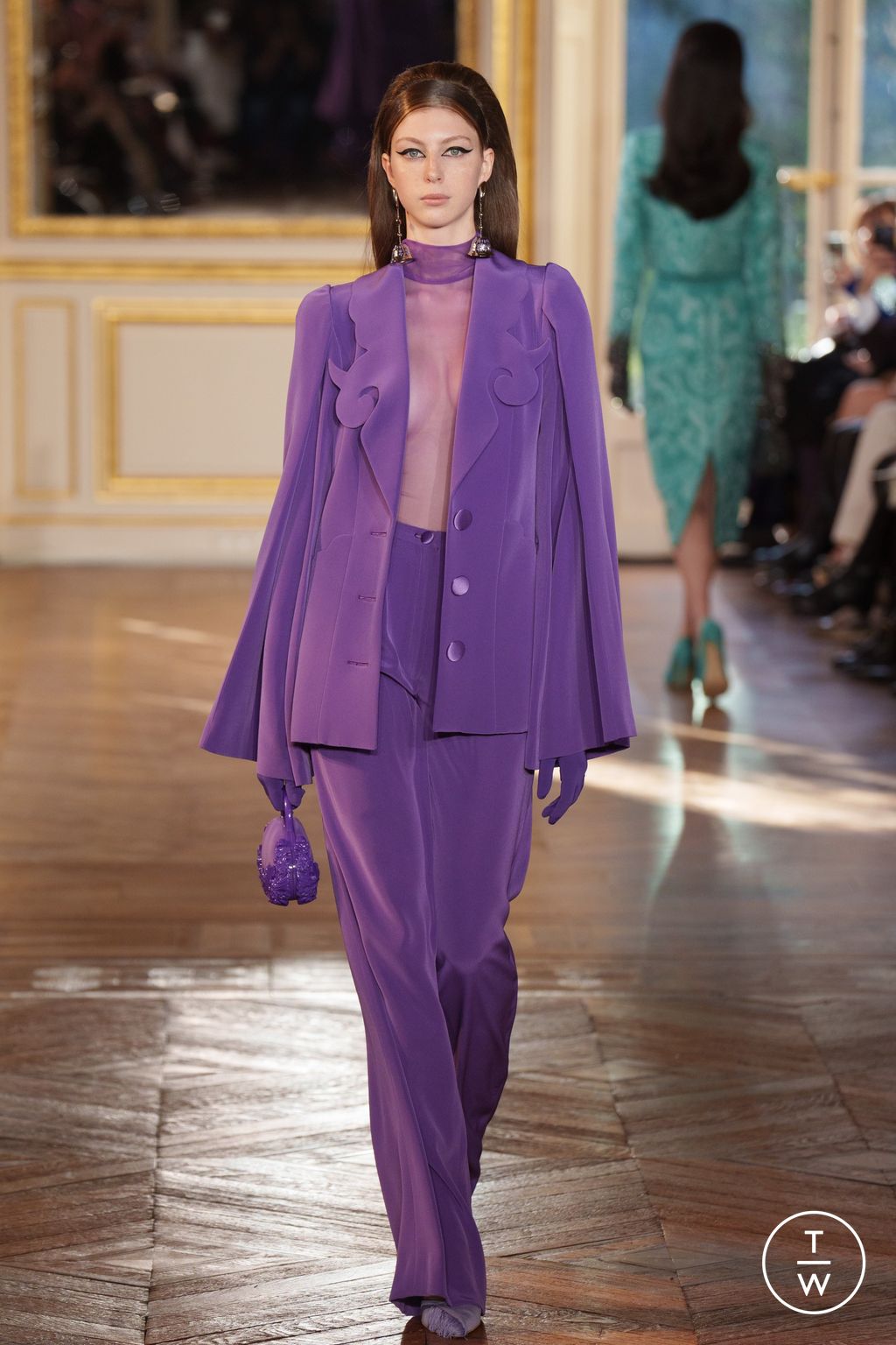 Fashion Week Paris Spring/Summer 2024 look 11 from the Georges Hobeika collection 高级定制