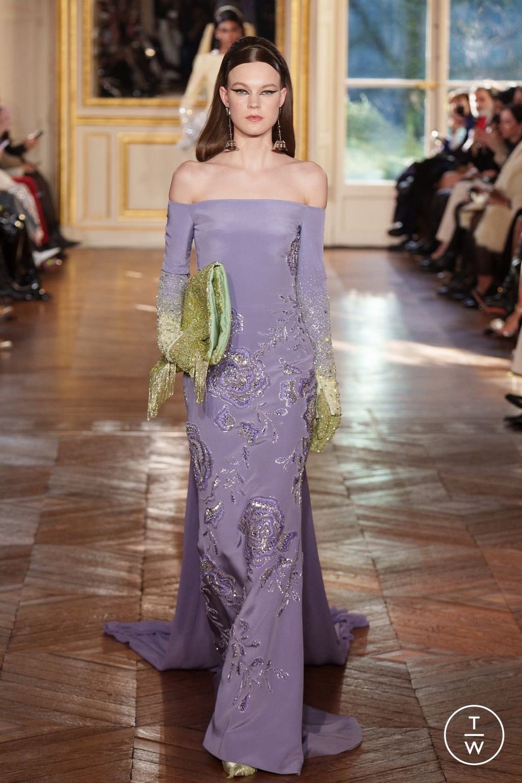 Fashion Week Paris Spring/Summer 2024 look 18 from the Georges Hobeika collection couture