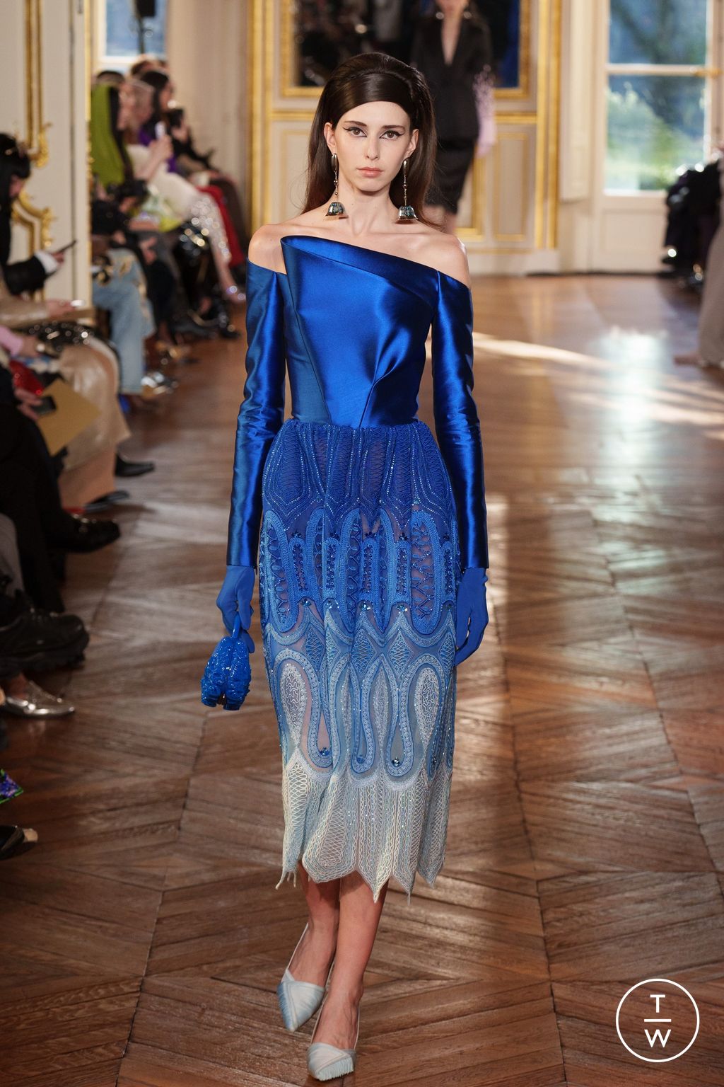 Fashion Week Paris Spring/Summer 2024 look 33 from the Georges Hobeika collection couture