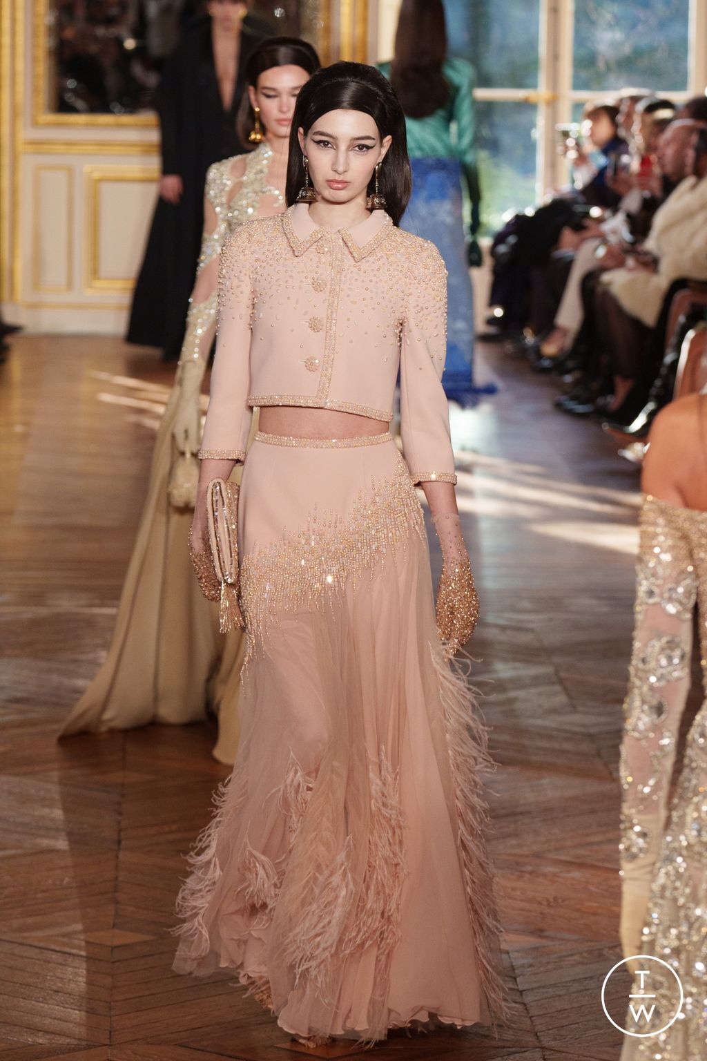 Fashion Week Paris Spring/Summer 2024 look 37 from the Georges Hobeika collection couture