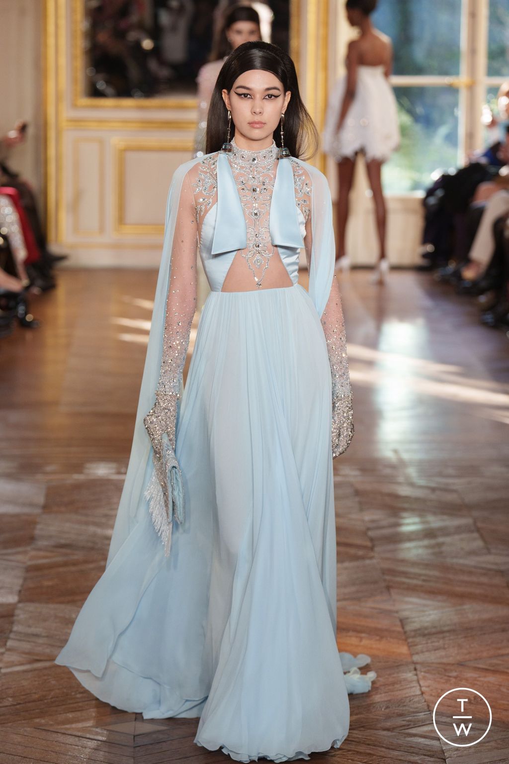Fashion Week Paris Spring/Summer 2024 look 43 from the Georges Hobeika collection couture