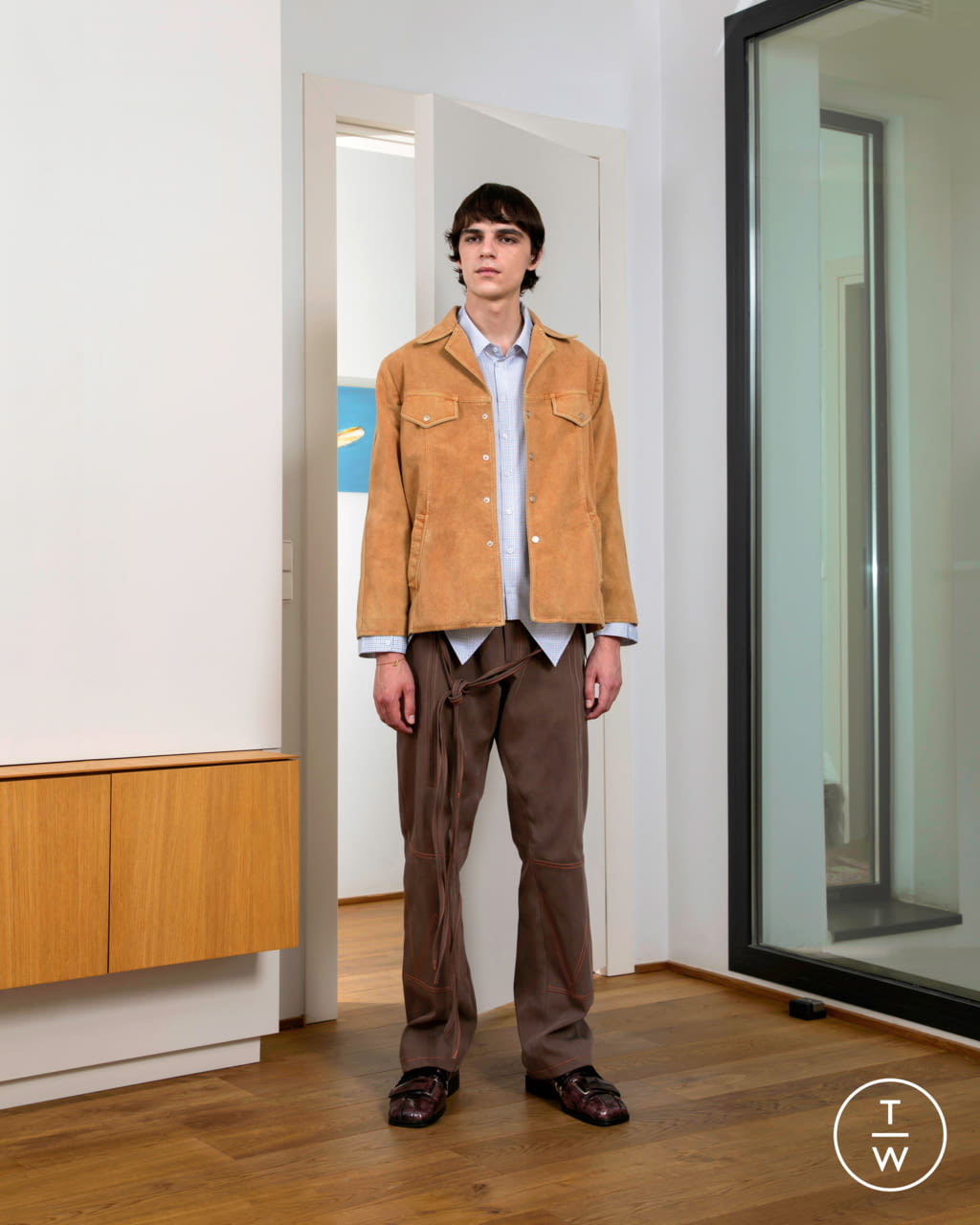 Fashion Week Paris Spring/Summer 2022 look 7 from the Georges Wendell collection 男装