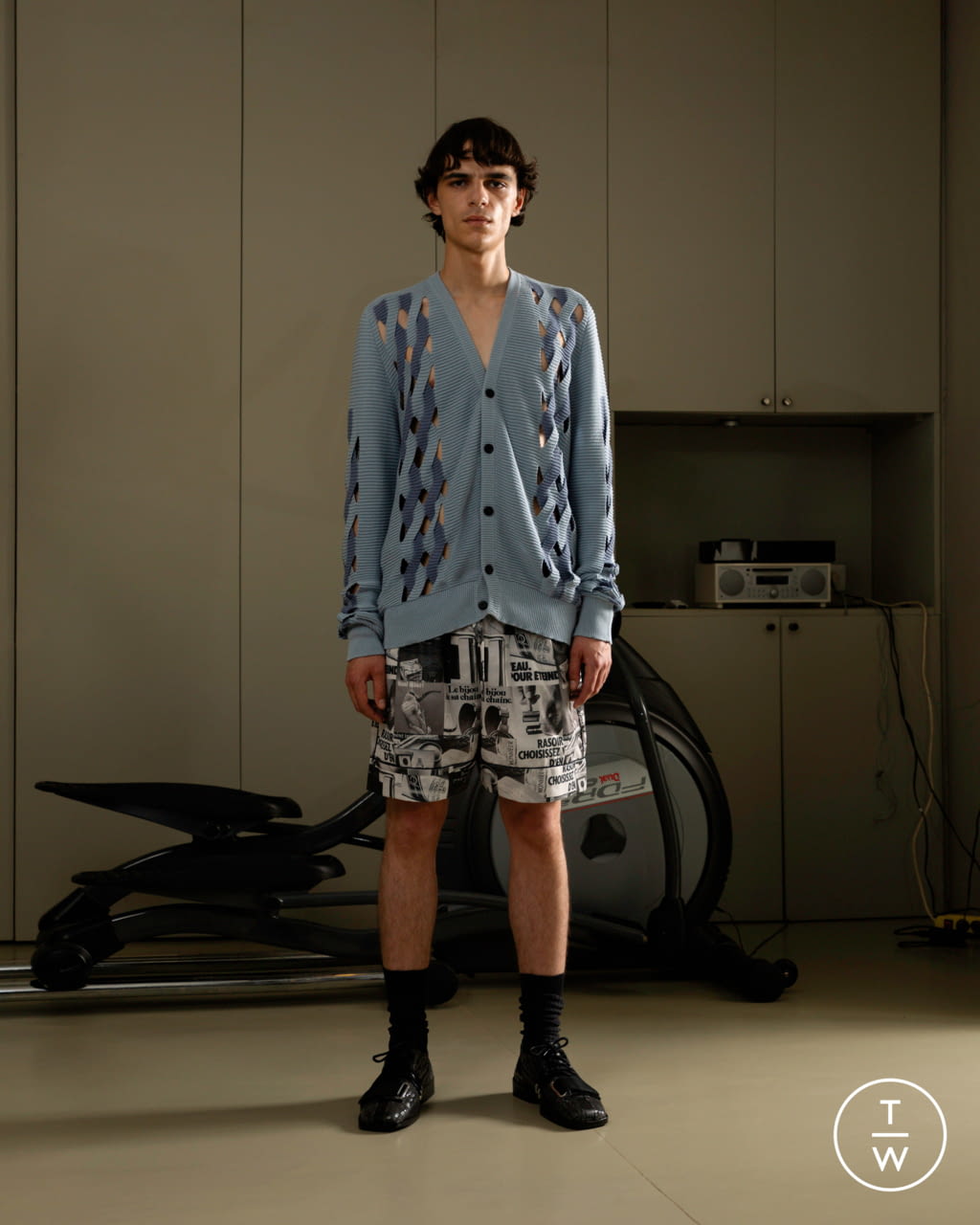 Fashion Week Paris Spring/Summer 2022 look 15 from the Georges Wendell collection 男装