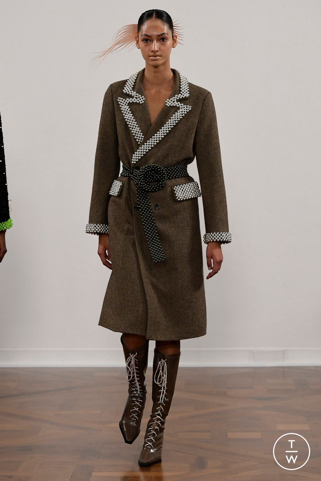 Fashion Week Paris Fall/Winter 2023 look 4 from the Germanier collection womenswear