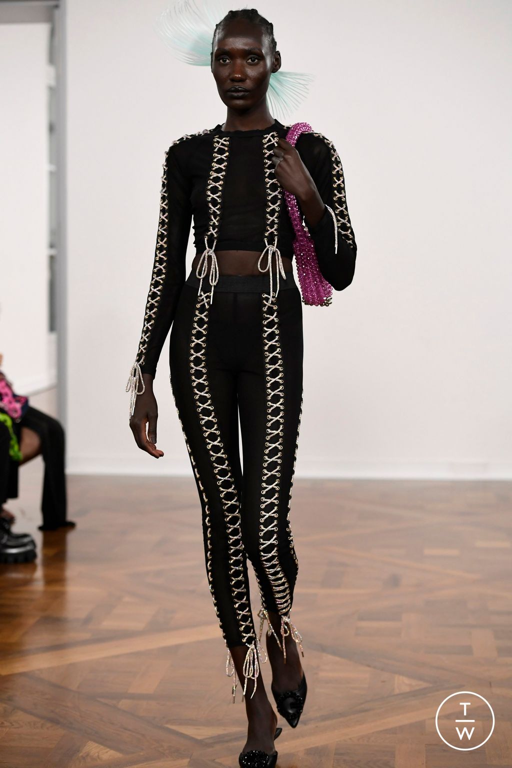 Fashion Week Paris Fall/Winter 2023 look 15 from the Germanier collection 女装
