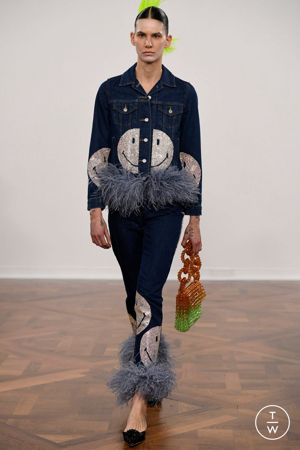 Fashion Week Paris Fall/Winter 2023 look 17 from the Germanier collection 女装