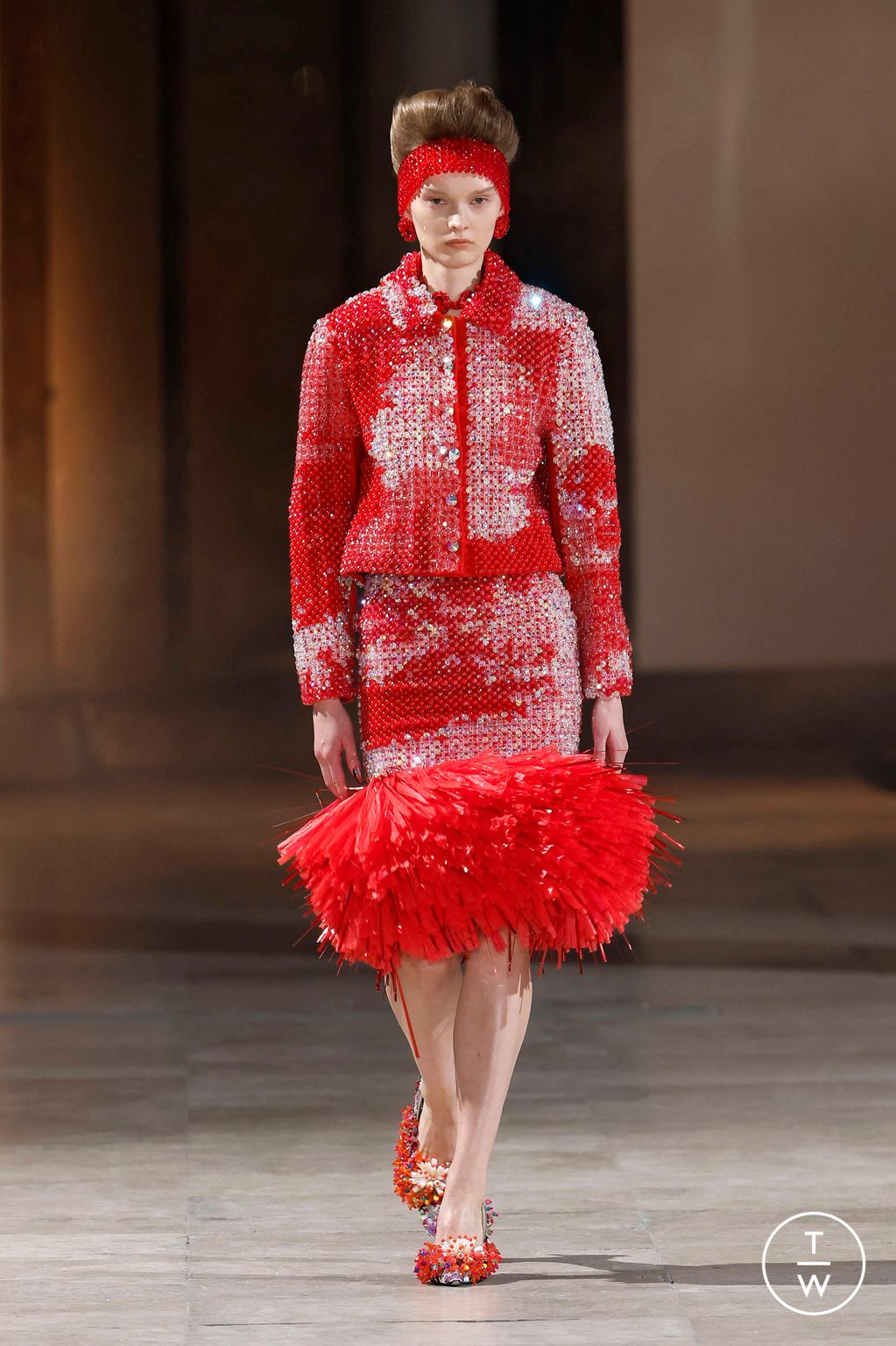 Fashion Week Paris Spring/Summer 2025 look 1 from the Germanier collection 高级定制