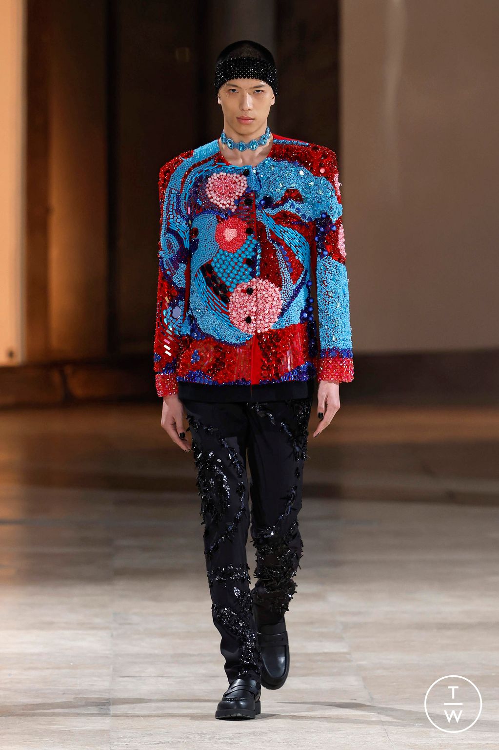 Fashion Week Paris Spring/Summer 2025 look 2 from the Germanier collection 高级定制