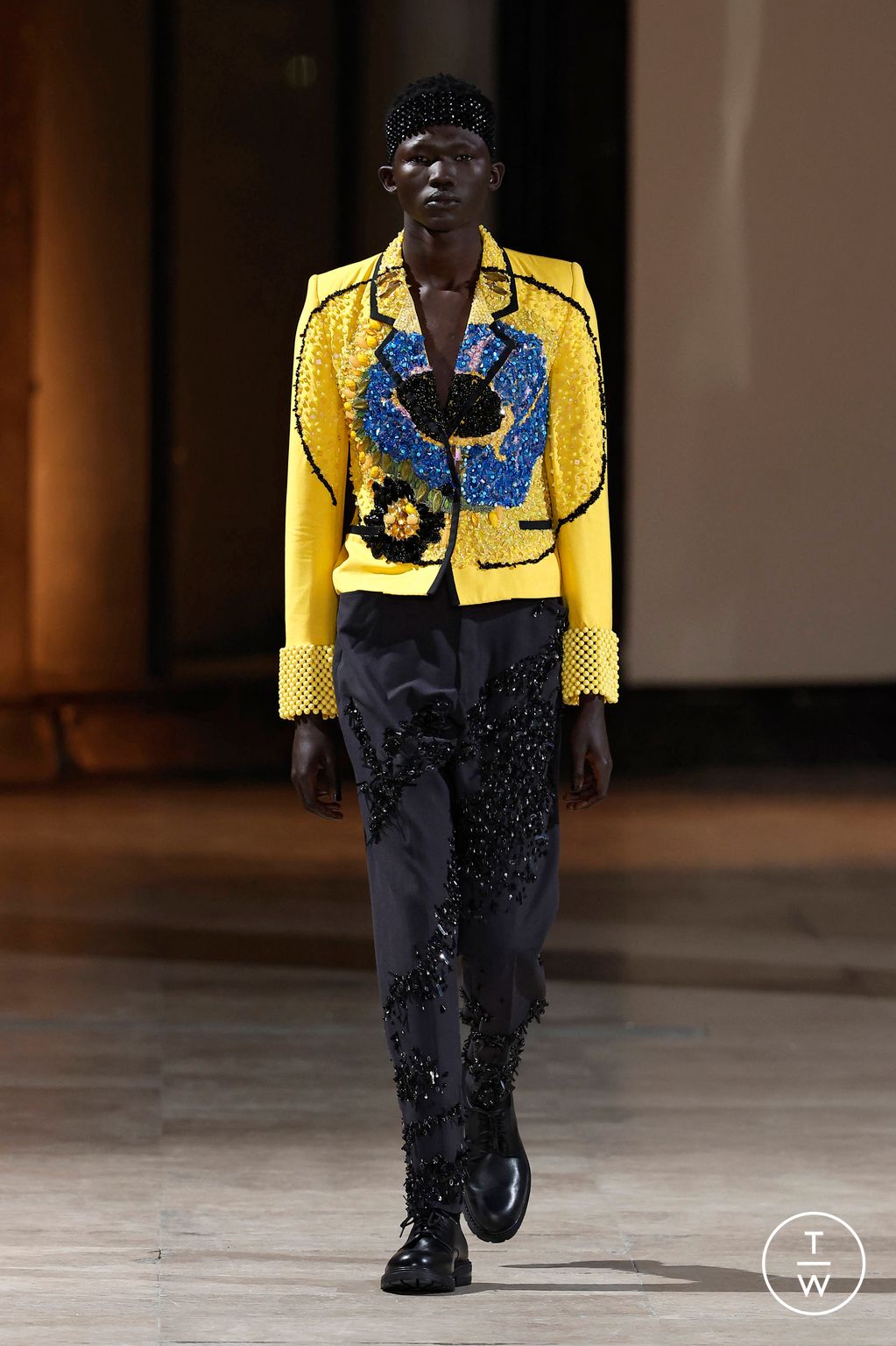 Fashion Week Paris Spring/Summer 2025 look 4 from the Germanier collection 高级定制