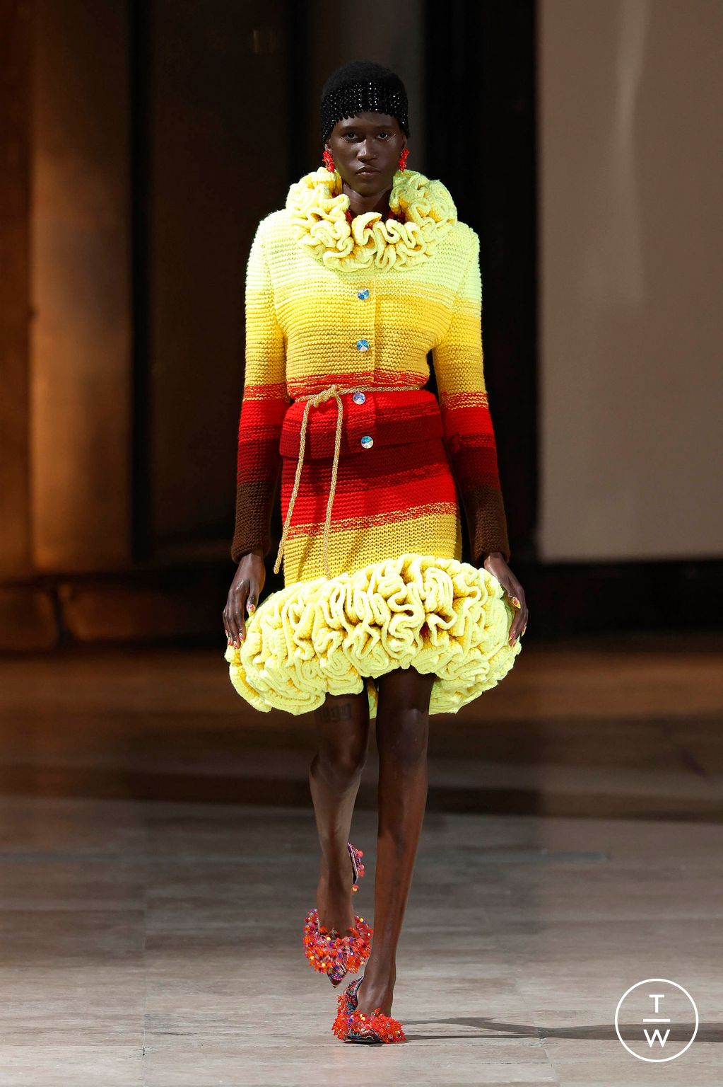 Fashion Week Paris Spring/Summer 2025 look 5 from the Germanier collection couture