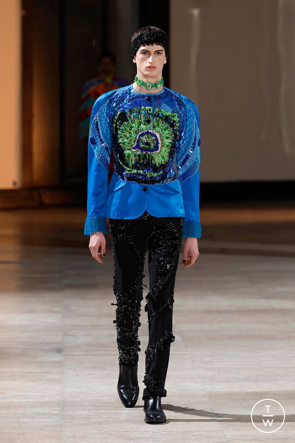 Fashion Week Paris Spring/Summer 2025 look 9 from the Germanier collection 高级定制