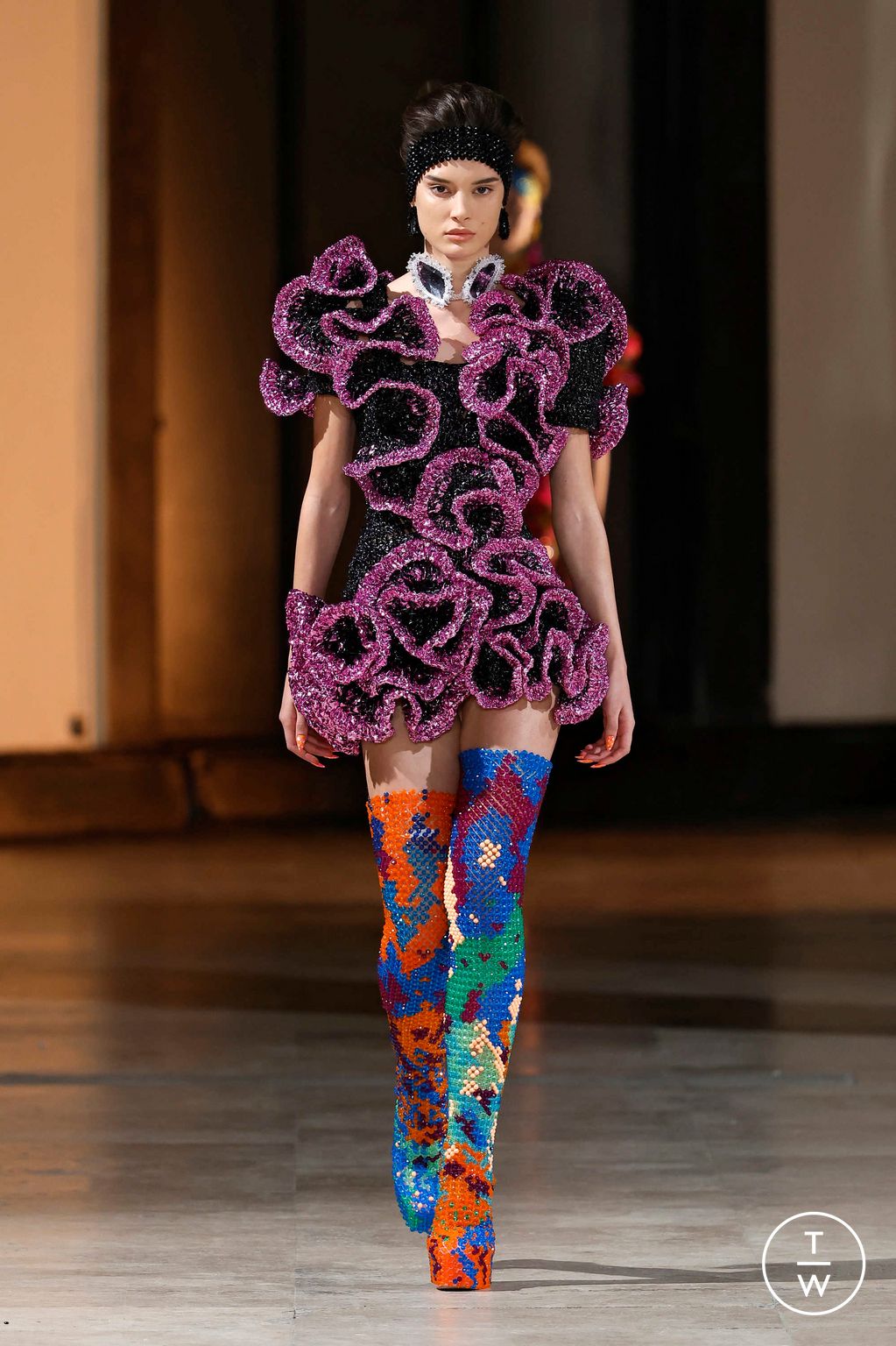 Fashion Week Paris Spring/Summer 2025 look 11 from the Germanier collection couture