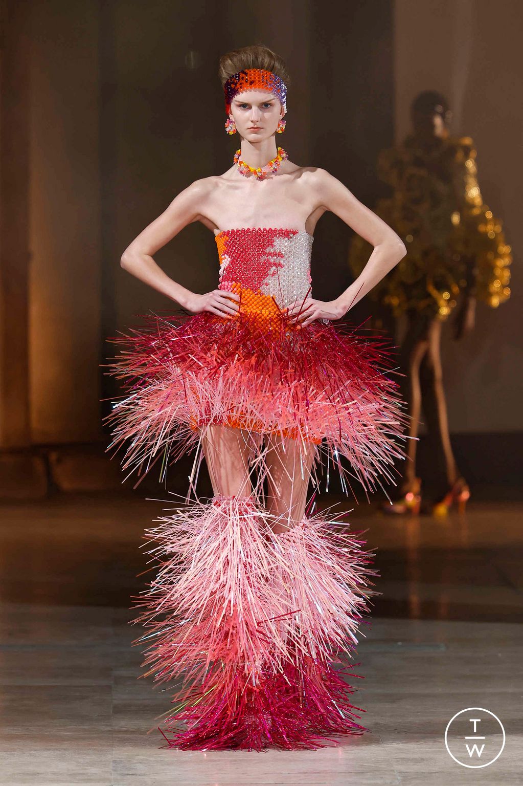 Fashion Week Paris Spring/Summer 2025 look 17 from the Germanier collection couture