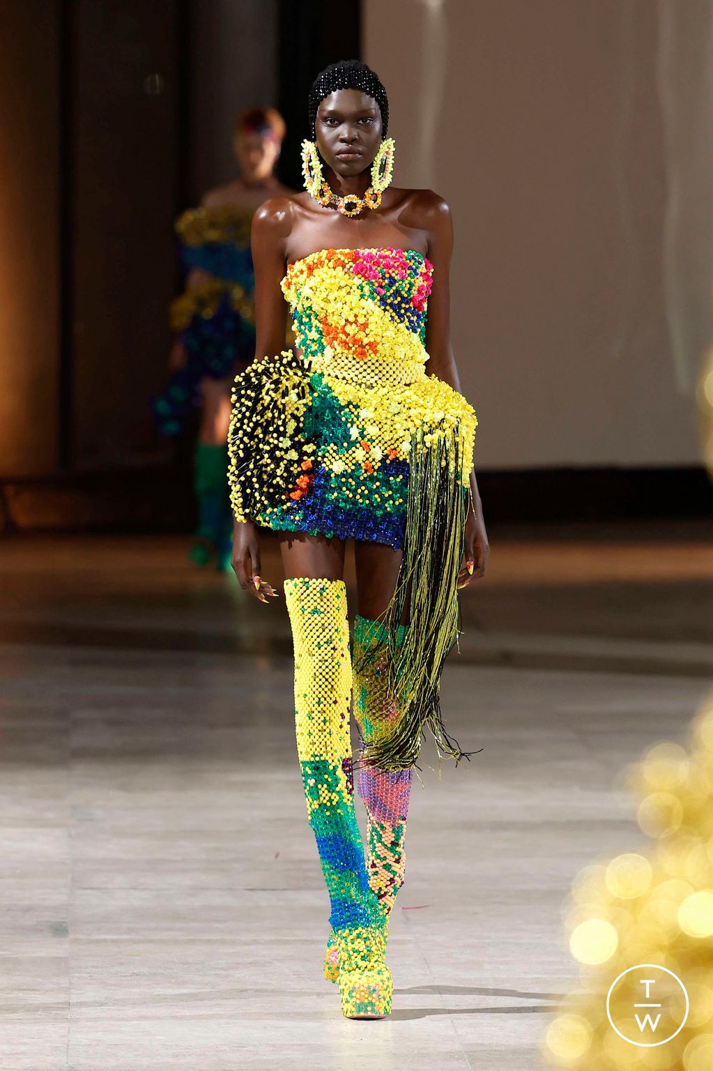 Fashion Week Paris Spring/Summer 2025 look 19 from the Germanier collection 高级定制