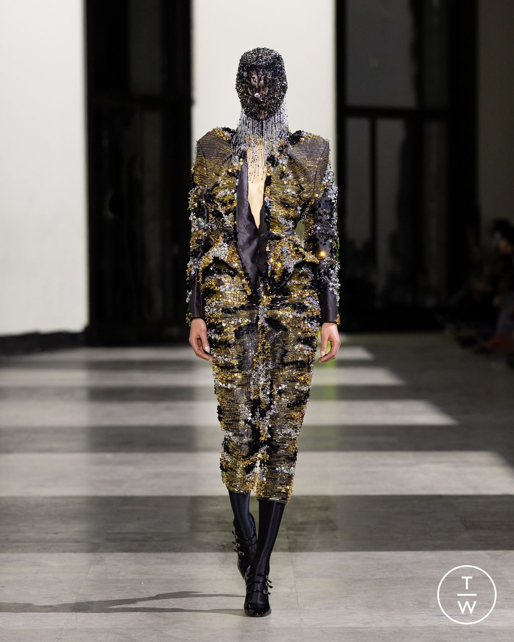 Fashion Week Paris Spring/Summer 2026 look 10 from the Germanier collection 高级定制