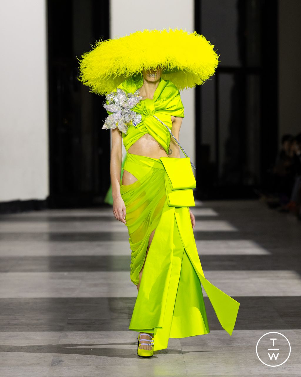 Fashion Week Paris Spring/Summer 2026 look 12 from the Germanier collection couture