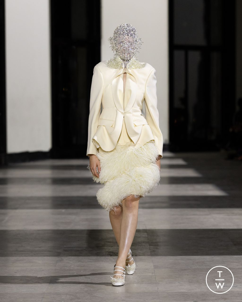 Fashion Week Paris Spring/Summer 2026 look 20 from the Germanier collection couture